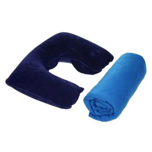 010-481-410 - Travel Pillow Inflatable And Blanket In Carrying Case Kit 1