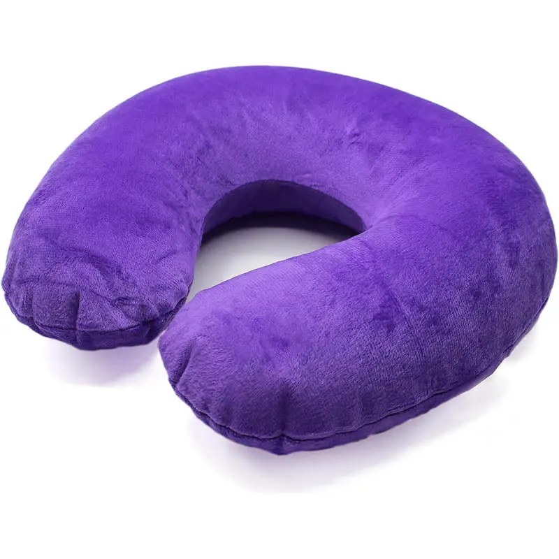 Tp401-Pl - Travel Pillow Memory Foam Purple 1