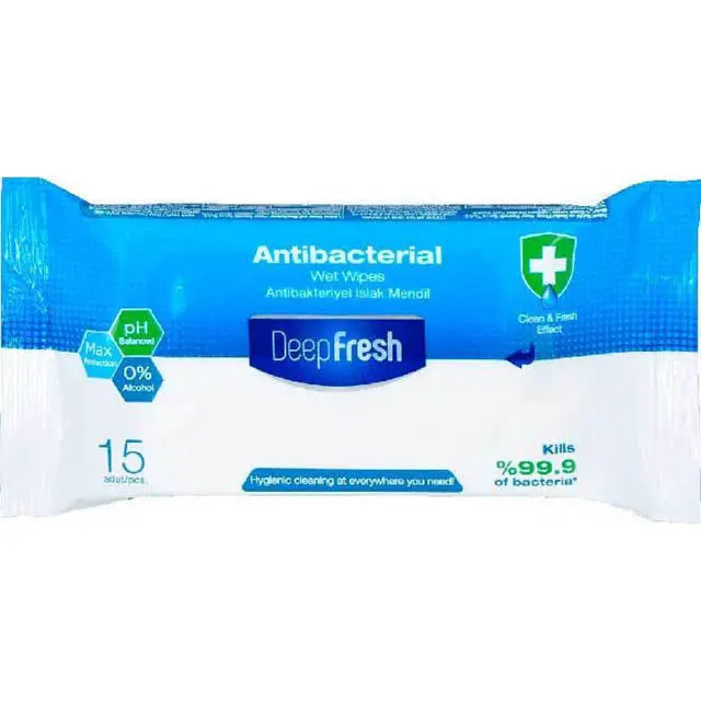 H610 - Antibacterial Wipes All Purpose Cleansing 15Pcs/Pack (15 Pcs/Pkg) 1