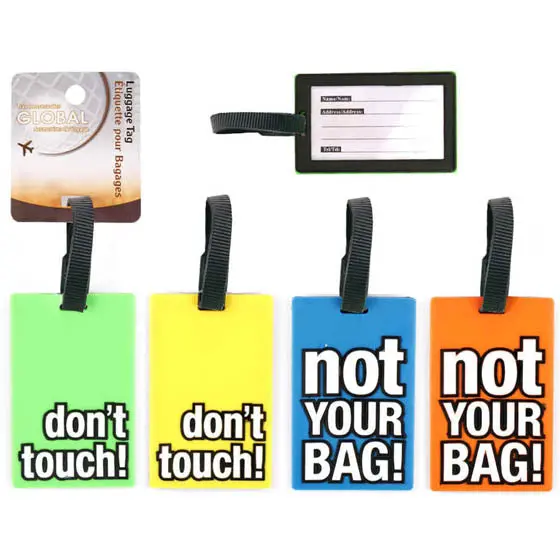83369 - Luggage Tag 6Inch Assorted Style 1