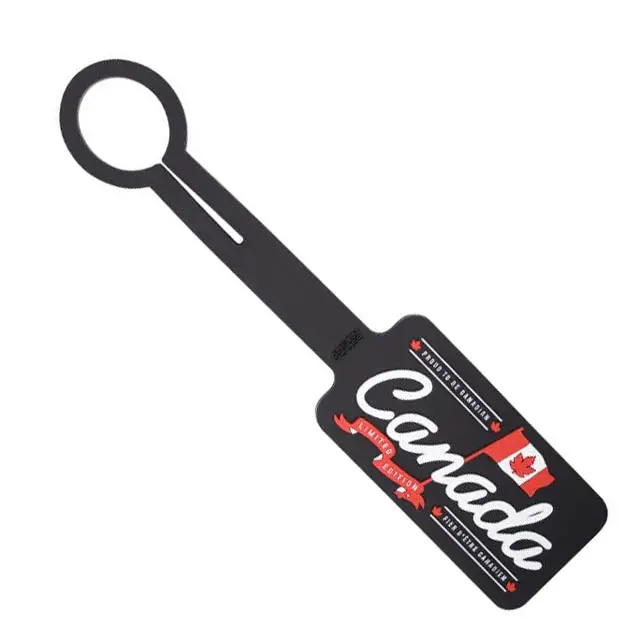 Ah94cf01 - Luggage Tag Canadian Flag And Logo 1