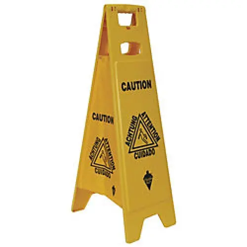 2Lea9 - Caution Floor Sign 37X12inch 1