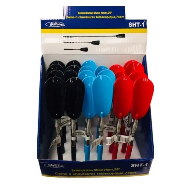 Esh-1000 - Shoe Horn 29In Telescopic Assorted Colors 1