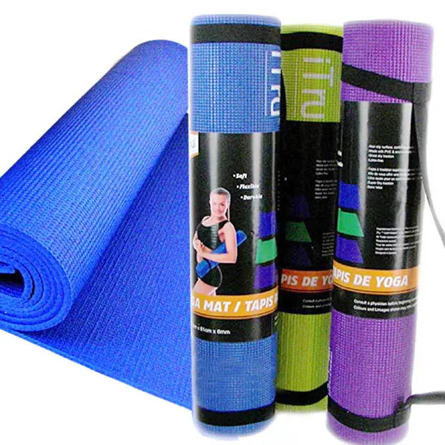 It-2121 - Yoga Mat 72X24in 6Mm Thick Assorted Color 1