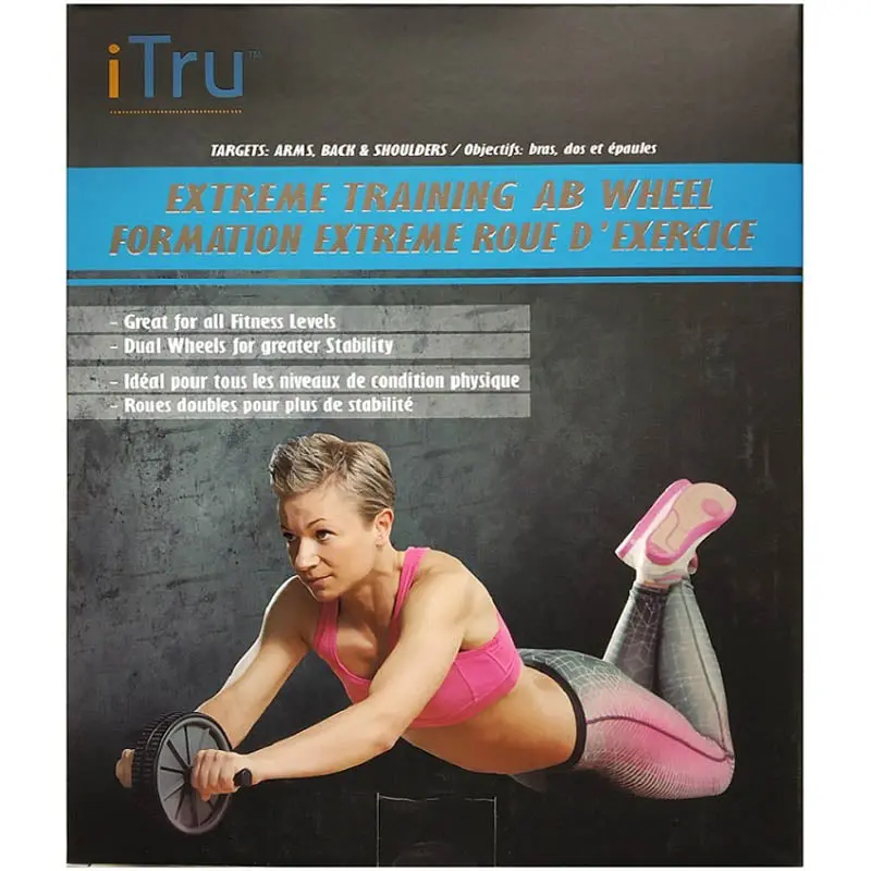 It-2104 - Extreme Training Ab Wheel 2 Assorted Colors 1