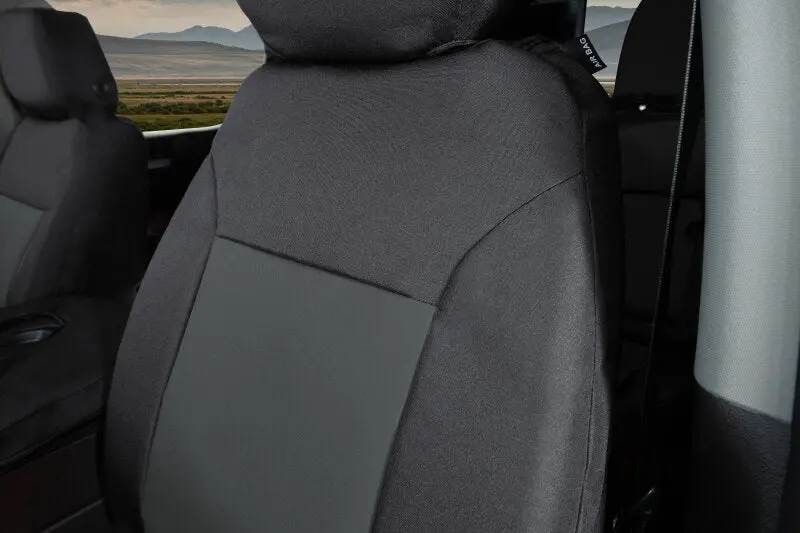 Covercraft 19-24 Dodge Ram 2500/3500 Endura Precisionfitsecond Row Seat Covers - Blk/Charcoal 1
