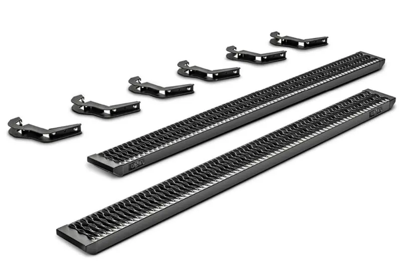 N-Fab Growler Fleet Rear Door Step For 2019 Ford Transit Van – Textured Black Finish 1