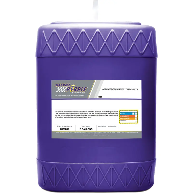 Royal Purple 10W-30 Synthetic High-Performance Motor Oil – 5-Gallon Container 1