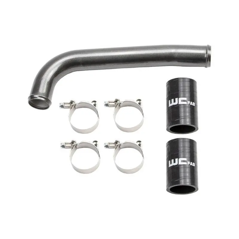 Wehrli Gloss-Black Upper Coolant Pipe For 2001–2005 Chevrolet Lb7/Lly Duramax 6.6L Diesel 1