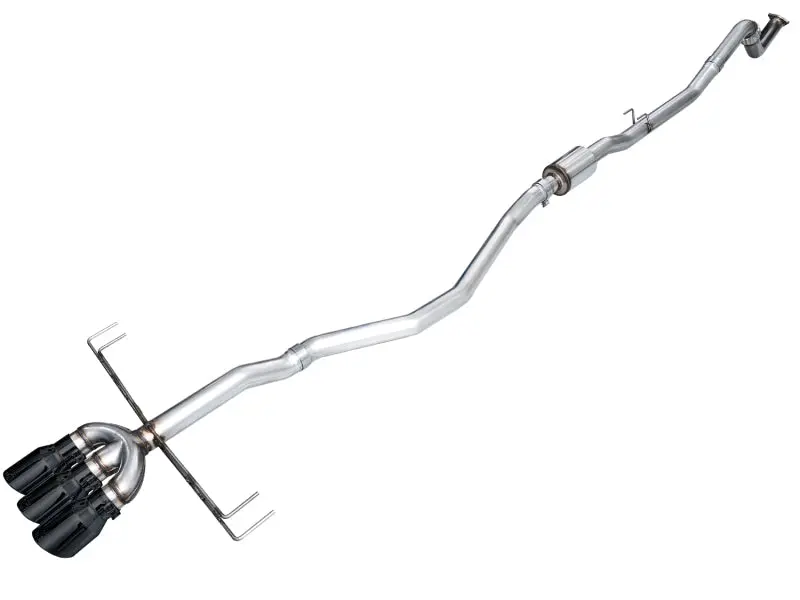 Awe Tuning Triple Diamond Black Tip Track Edition Exhaust For 2024 Acura Integra Type S (De5 Fwd) 1