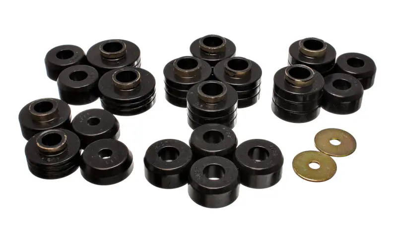 Energy Suspension Black Body Mount Kit For 1983–1988 Ford Explorer/Bronco Ii (2Wd) And 1984–1990 (4Wd) 1