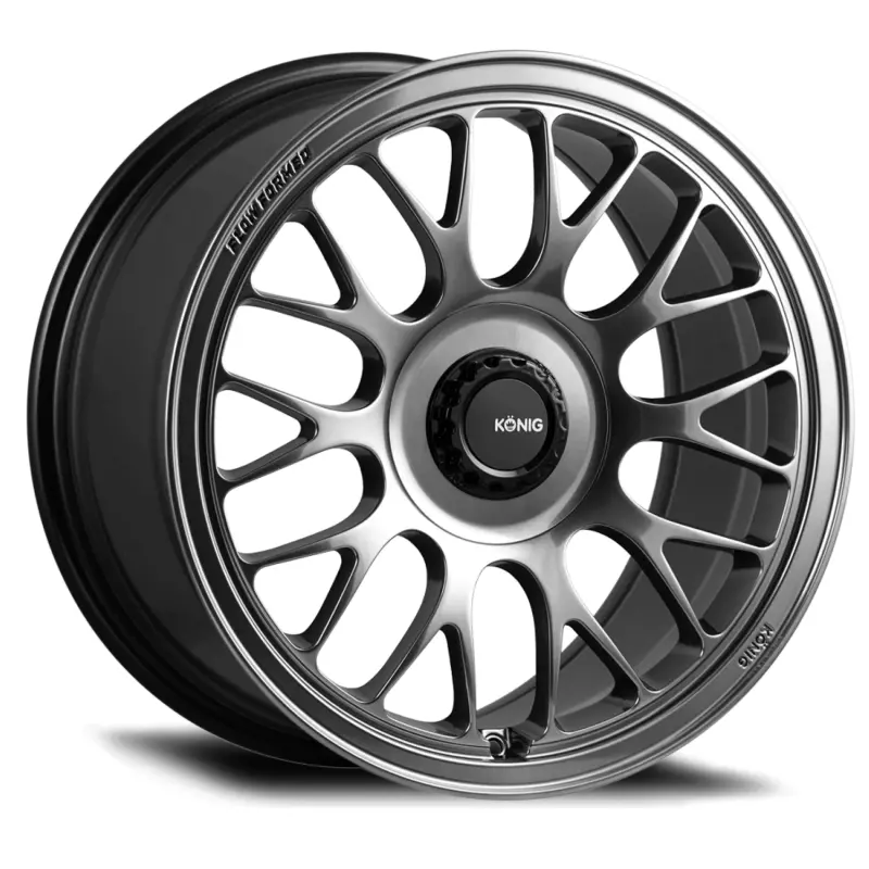 Konig Mrk1 Hyper Carbon Wheel: 18X8.5, 5X114.3, Et35, Gloss Black Logo Cap Included 1
