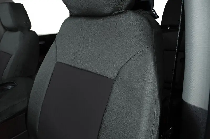 Covercraft 23-25 Ford F250-F550 Endura Precisionfit Custom Front Row Seat Covers - Charcoal/Black 1