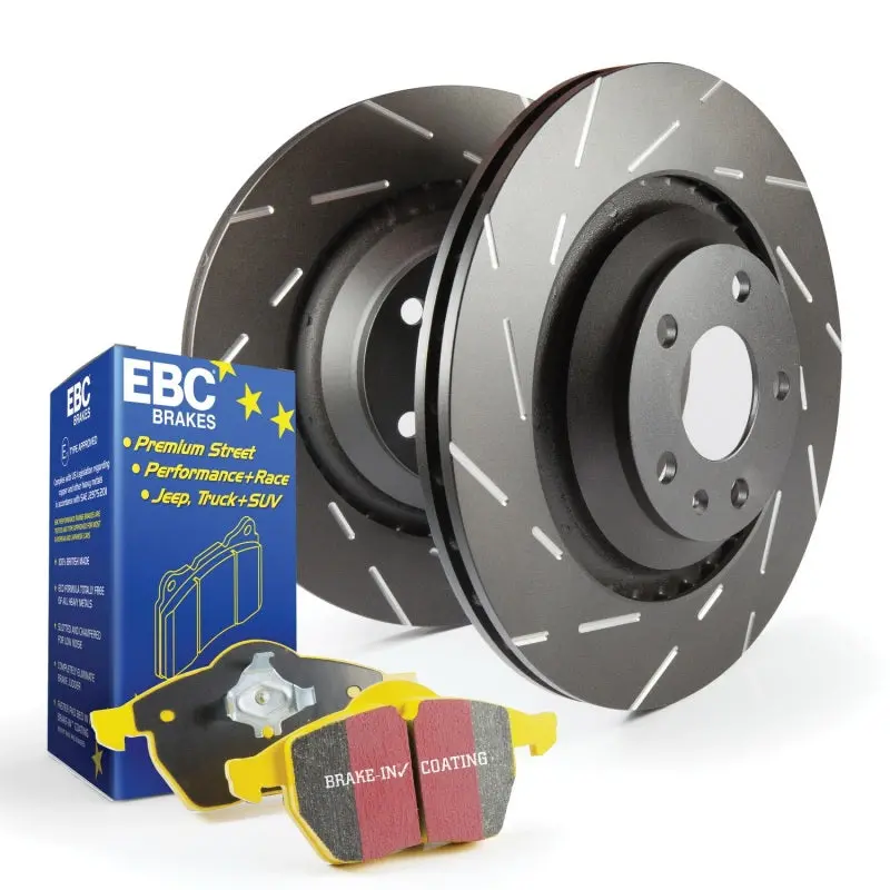 Ebc S9 Brake Kit – Yellowstuff Pads Paired With Usr Slotted Rotors 1