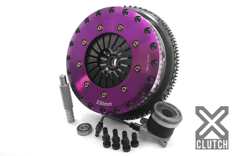 Xclutch Track Twin Ceramic Clutch Kit For 2010–2014 Hyundai Genesis Coupe 2.0T (2.0L, 9" Diameter) 1