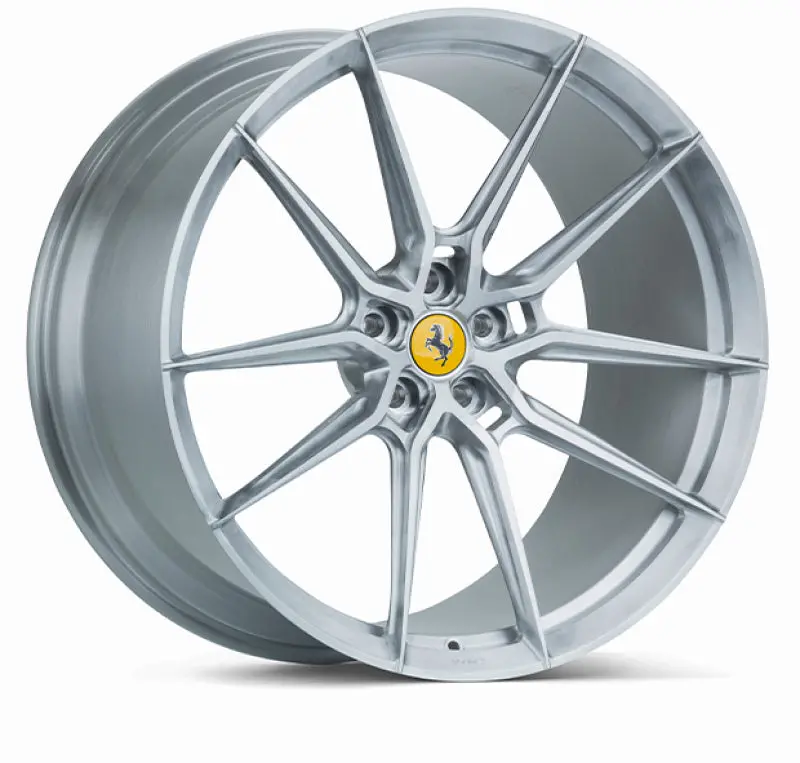 Vossen X Novitec Nf9 Forged Aluminum Rear Wheel For Ferrari California – 21X12In, 5X114.3, Et45, Brushed Gloss Clear Finish 1