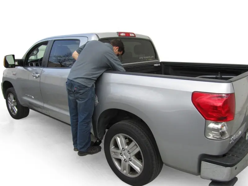Amp Research Bedstep2 Retractable Truck Step For 2007–2017 Toyota Tundra Crewmax 1