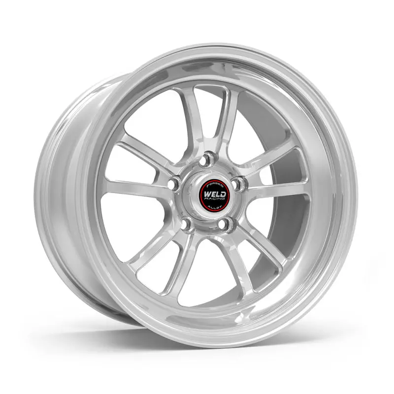 Weld S70 Rt-S 18X9.5″ Polished Racing Wheel – 5X120.65 Bolt Pattern, 6.6″ Backspace, Dual-Polish Finish 1