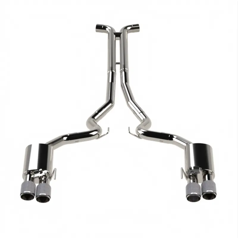Kooks Valved Touring Cat-Back Exhaust For 2018–2024 Ford Mustang Gt 5.0L – 3-Inch, Carbon Fiber Tips 1