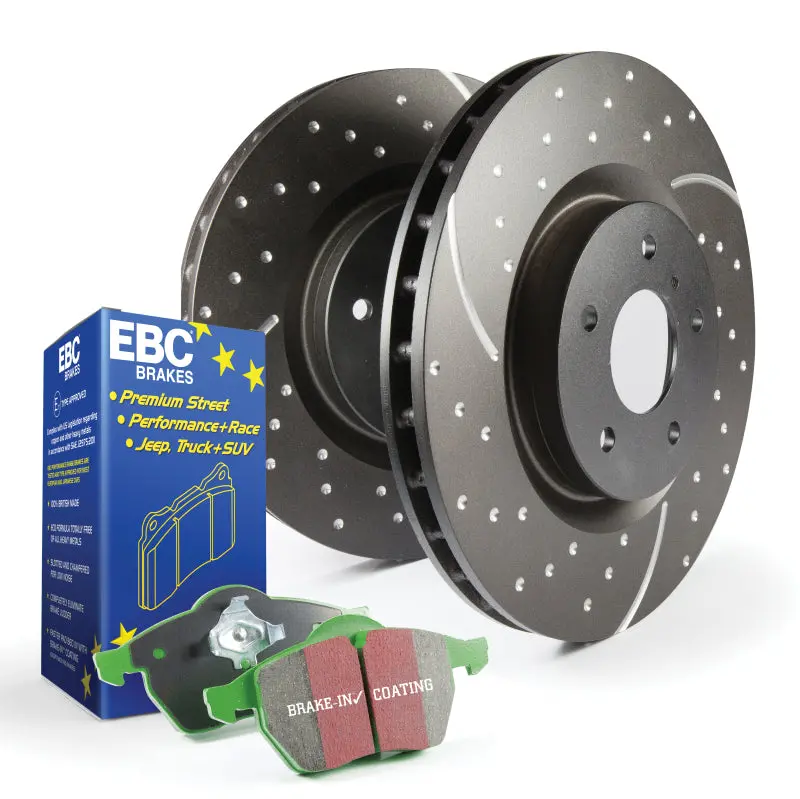 Ebc Greenstuff Front Brake Pad & Gd Rotor Kit (S10 Series) 1
