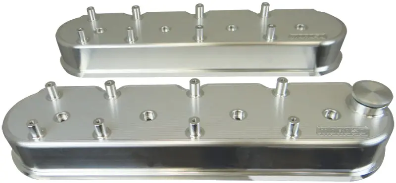 Moroso Gm Ls Valve Cover - 2.5In - W/Coil Mounts - Billet Aluminum - Pair 1