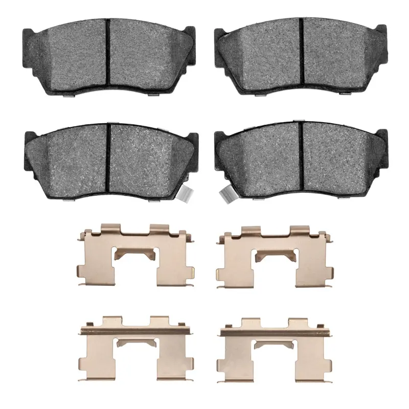 R1 Front Brake Pad & Hardware Kit For 1991–2017 Nissan Sentra (Optimum Oe Grade) 1