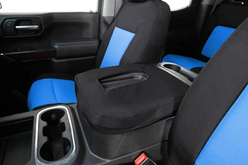Covercraft Endura Precisionfit Second Row Seat Covers – 2021–2024 Ford Bronco, Blue/Black 1
