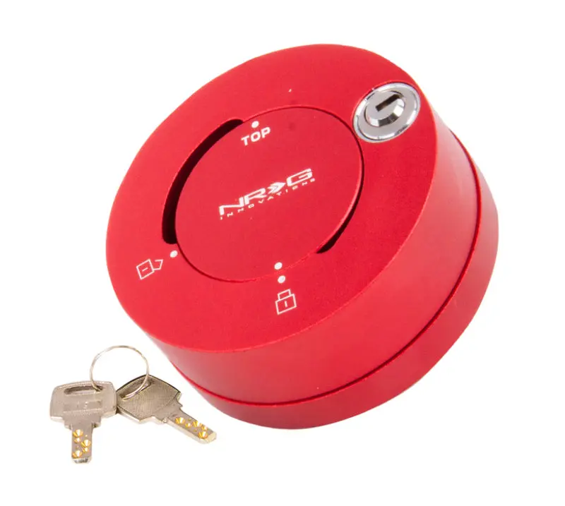 Nrg Quick Lock Steering Wheel Hub Adapter – Red Anodized Finish 1