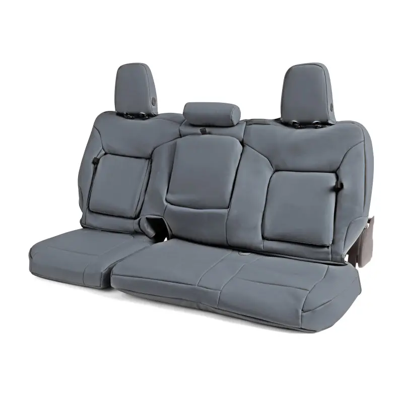 Covercraft Precisionfit Front Seat Covers – King Ranch Leatherette, Medium Grey, For 2024–2025 Ford F-250/F-350/F-450/F-550 2