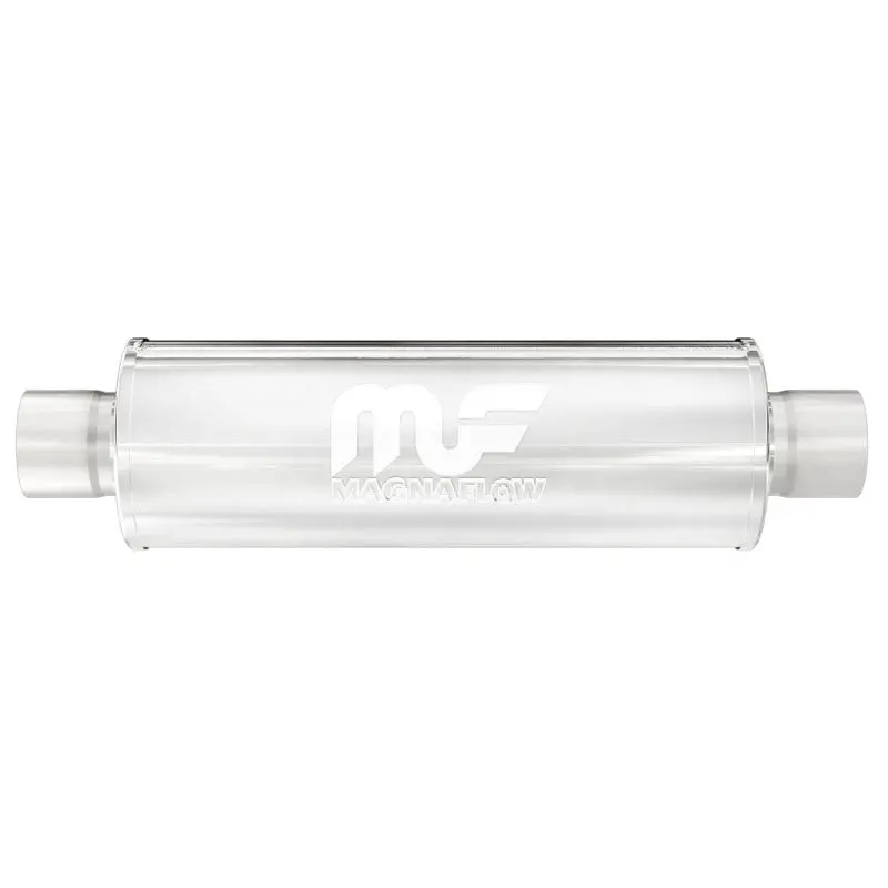 Magnaflow Stainless Steel Muffler – 22" X 4" X 4", Dual 2" Inlet/Outlet, Center-Exit Design 1