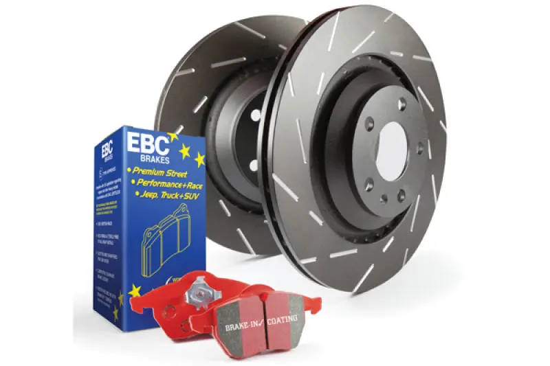 Ebc Redstuff Performance Brake Kit – S4 Series Pads With Usr Drilled & Slotted Rotors 1