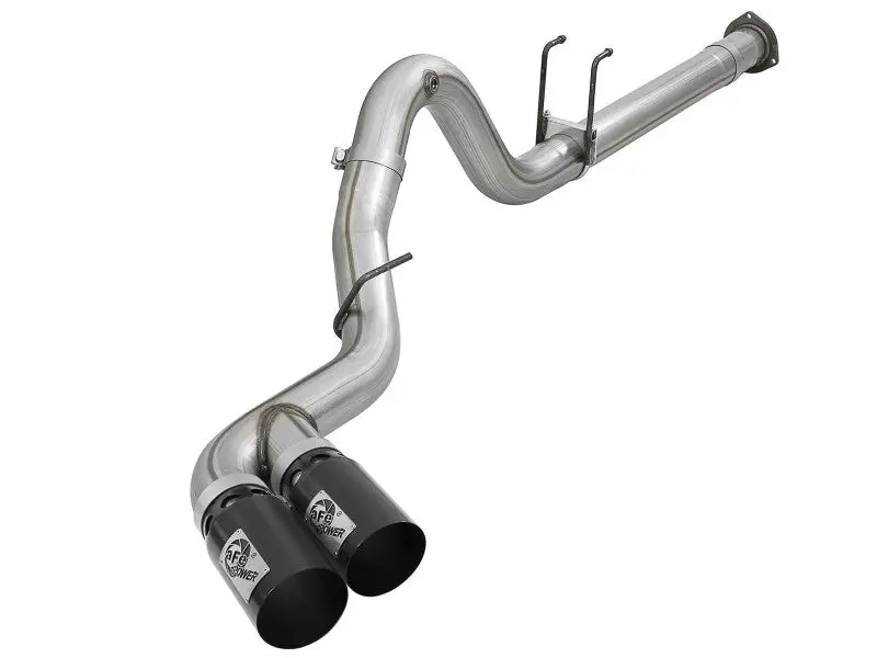 Afe Power Rebel Xd Dpf-Back Exhaust System For 2015–2016 Ford F250/F350 6.7L Diesel – 4-Inch Stainless Steel With Black Tips 1