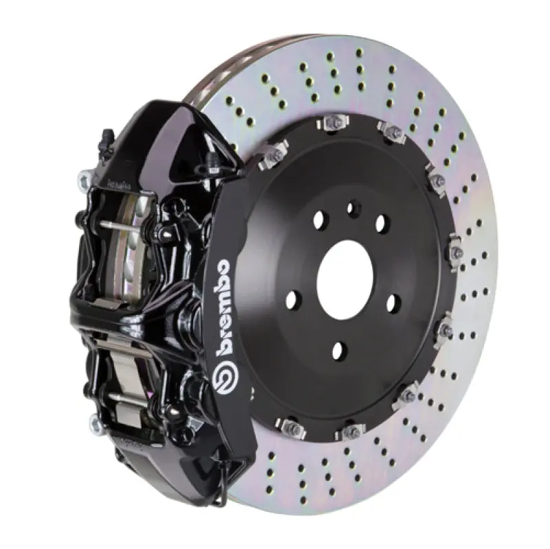 Brembo 10-15 Camaro Ss/12-15 Camaro Zl1 Front Gt Bbk 6 Piston Cast 405X34 2Pc Rotor Drilled-Black 1