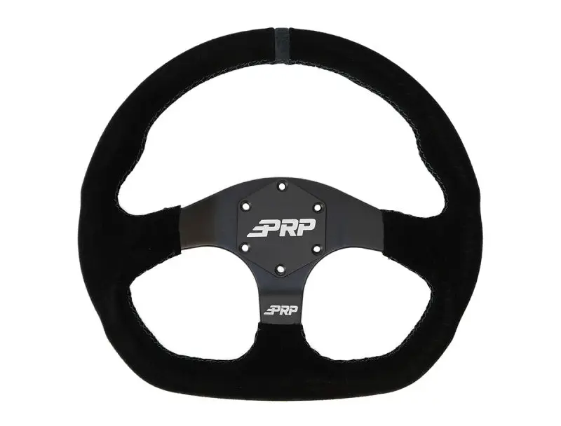 Prp Comp-R Suede Steering Wheel – Black, Race-Inspired Design 1