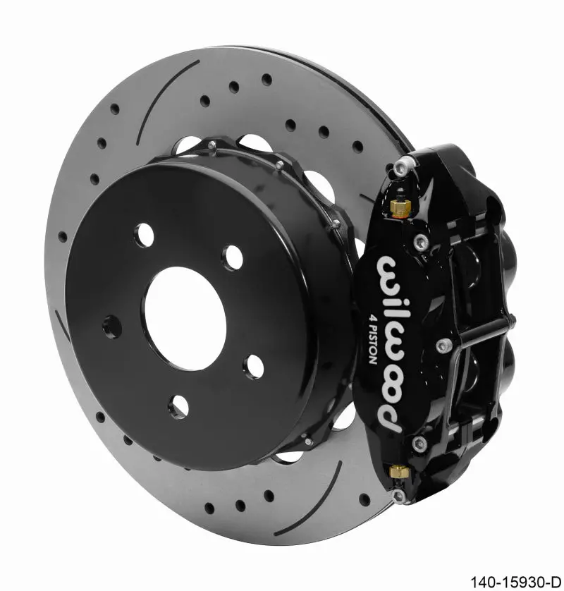 Wilwood Superlite 4R Rear Brake Kit – 14" Rotors, Black Finish, Includes Lines – Fits 2018+ Jeep Jl Sport/Rubicon 1