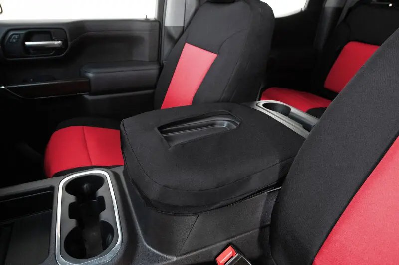Covercraft Endura Precisionfit Front Row Seat Covers For 2018–2024 Honda Odyssey – Red/Black 1