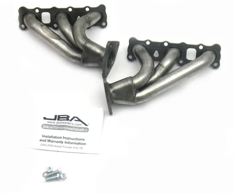 Jba Cat-Forward Stainless Steel Header For 2004–2015 Nissan 4.0L V6 – 1-5/8In Primary Tubes (409Ss) 1