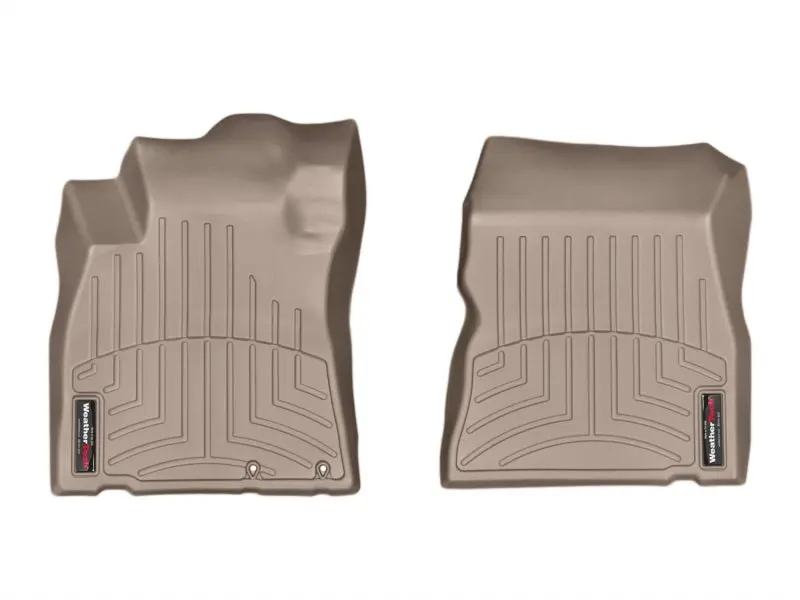 Weathertech Front Floorliner For 2012+ Nissan Versa – Durable Tan Trim Fit 1