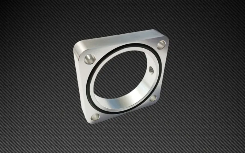 Torque Solution Throttle Body Spacer For 2013+ Subaru Brz & Scion Fr-S – Silver Anodized 1