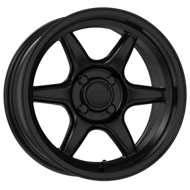 Kansei K11B Tandem Wheel – 15X8", 4X100 Bolt Pattern, 25Mm Offset, 73.1Mm Center Bore, Satin Black 1