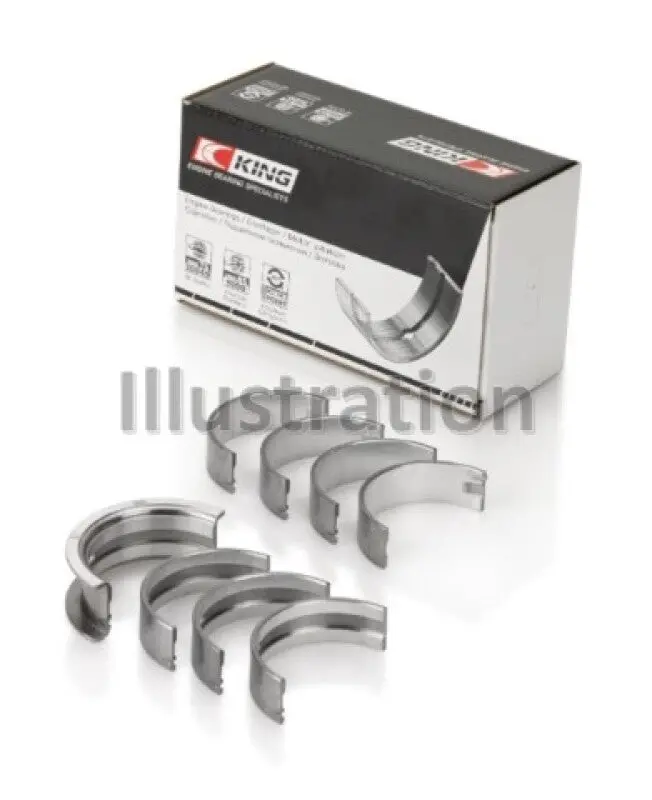 King Engine Bearings Main Bearing Set – Ford 232 (3.8L) Inline-6, Oversize +0.25Mm 1