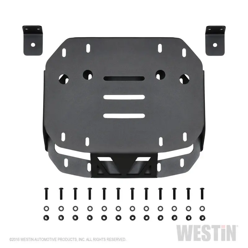 Westin 18-19 Jeep Wrangler Jl Wj2 Spare Tire Relocator - Textured Black 1
