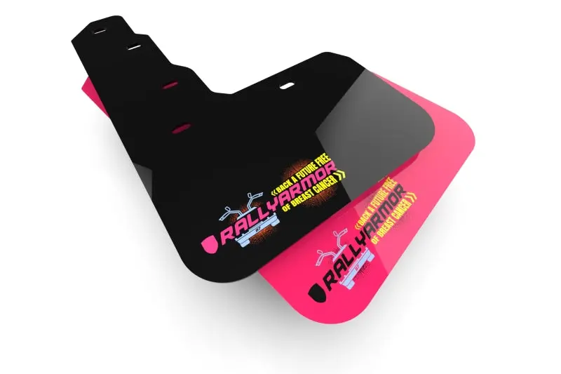 Rally Armor Bce Logo Mud Flaps – Pink, Custom Fit For 2012–2018 Fiat 500 1