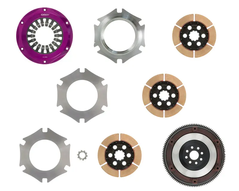Exedy Hyper Triple Cerametallic Clutch Assembly For 1993–1998 Toyota Supra Twin Turbo (2Jz-Gte) 1