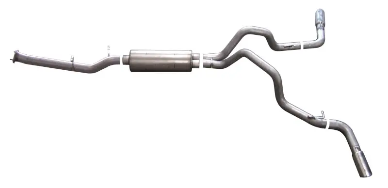 Gibson Aluminized Dual Exhaust System For 2007–2010 Chevy Silverado 2500 Hd Lt 6.0L 1