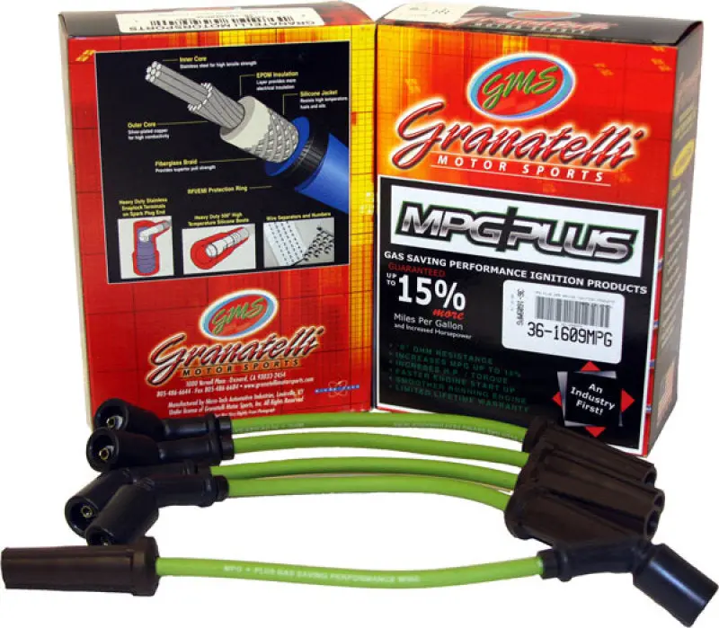 Granatelli Mpg Plus Ignition Wire Set For 1996–1999 Mazda Mpv 3.0L V6 1
