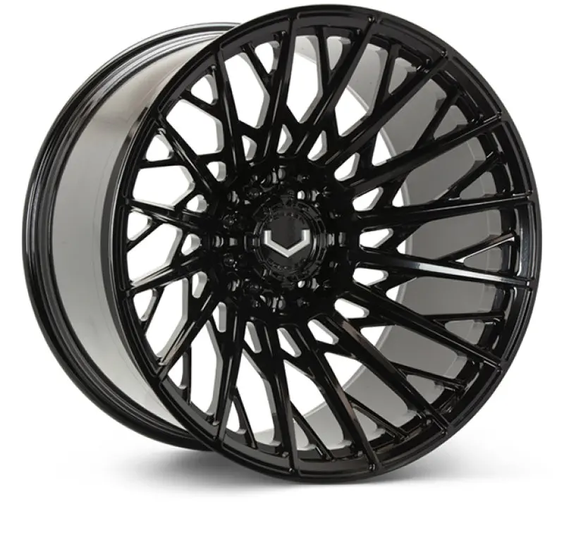 Vossen Vfx-02T 22X10 Inch Gloss Black Forged Wheel – 8X165.1 Bolt Circle, Et18 Offset, Super Deep Profile 1
