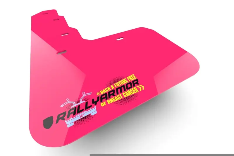 Rally Armor Bce Logo Mud Flaps – Pink, Custom Fit For 2012–2018 Fiat 500 2