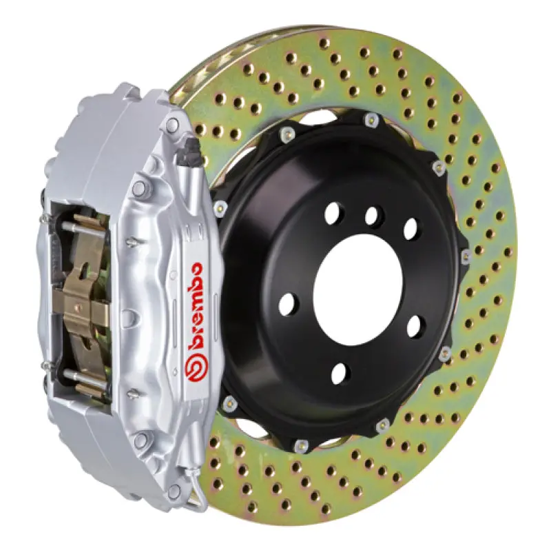Brembo Gt Big Brake Kit – Front Upgrade For 1999–2005 Honda S2000, 6-Piston Calipers, 355X32Mm Drilled Two-Piece Rotors 1