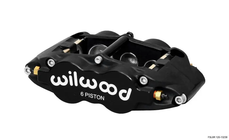 Wilwood Forged Superlite 6R Caliper — Left-Hand Mount, Triple-Piston (1.62" / 1.12" / 1.12") For 0.81" Discs 1
